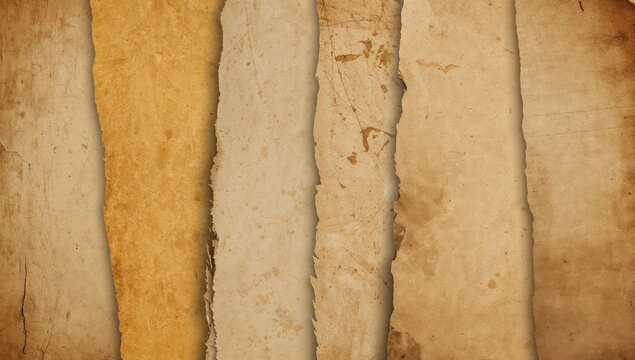Weathered paper textures, suitable for backgrounds and layouts