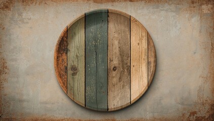 Multi-colored distressed wooden plate texture for layout design, decorative backdrop