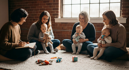 new mom sin group for therapy session