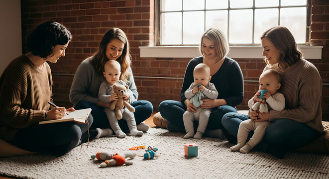 new mom sin group for therapy session