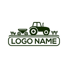 Farming tractor icon