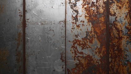 Weathered Metal Surface in High Resolution, suitable for backgrounds and layouts
