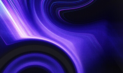 Stunning purple fluid art background with dynamic light streaks for modern creative designs