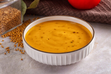 Honey and mustard sauce flavor seasoning dip