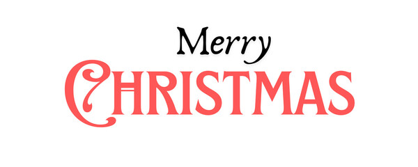 Merry Christmas Text PNG