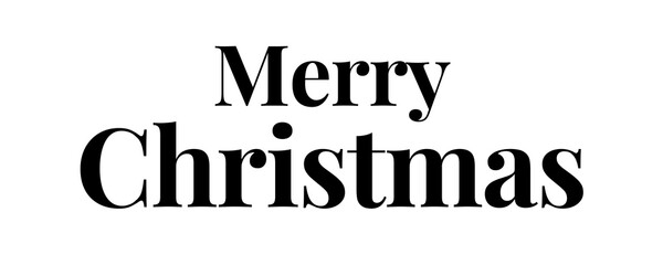 Merry Christmas Text PNG