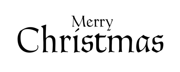 Merry Christmas Text PNG