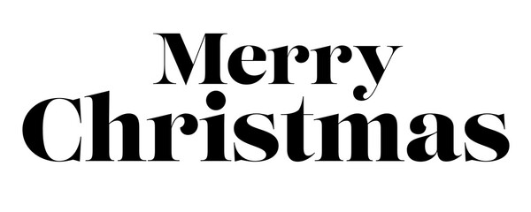 Merry Christmas Text PNG