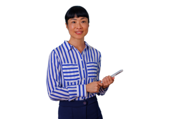 Healthcare professional having a phone conversation, discussing health and wellness, offering online medical support