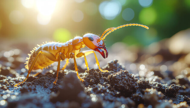 Termite on Soil Surface