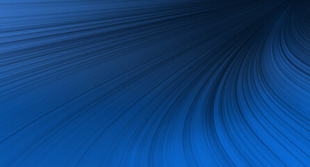 Abstract blue color with soft gradation and beautiful curves, creating an elegant impression