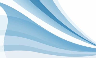 Abstract blue wave design vector illustration background template