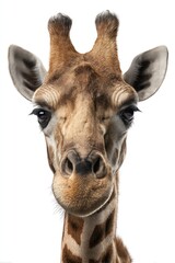 Naklejka premium Close up of a giraffes face