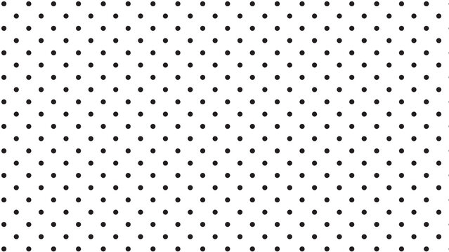A minimalist dark background with an evenly spaced polka dot pattern overlay effect.