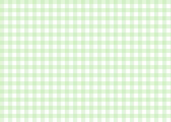 Soft green and white gingham pattern background