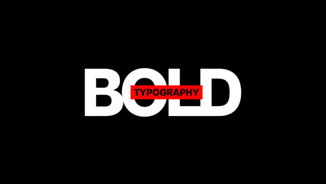Typography Bold 8