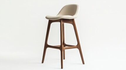 Bar stool isolated on white background