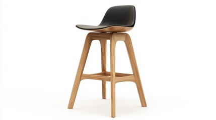 Bar stool isolated on white background