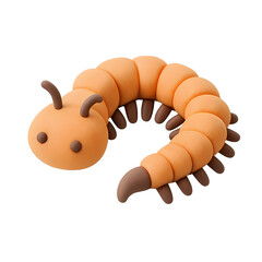 Cute and Colorful Cartoon Caterpillar Character for Children&rsquo;s Media
