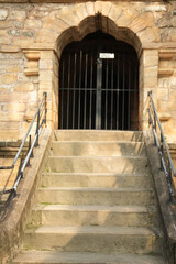 staircase in the old building