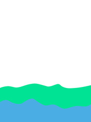 abstract green and blue background