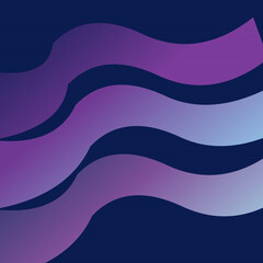 Abstract wavy gradient background with purple and blue tones
