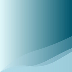 Abstract flowing waves of teal and white gradient background