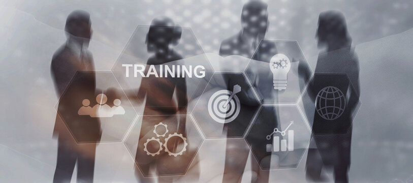 Business finance training concept with educational tools and growth strategy development - Powered by Adobe