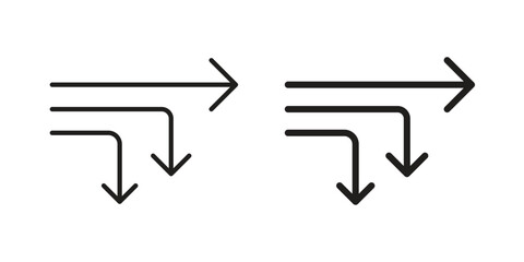 Diagram sankey icon for your website design, logo, app, UI. EPS10