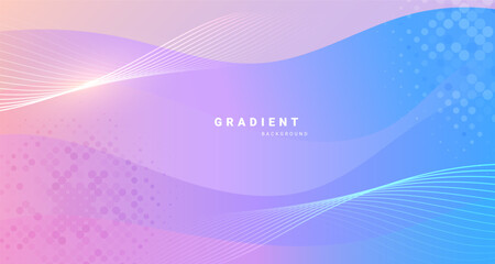 Soft pastel gradient abstract background with flowing wave lines and dotted patterns.