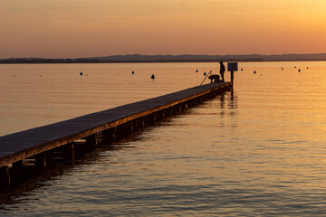 Fototapeta premium Lake Garda is Italy's largest lake and one of the country's most fascinating tourist destinations. 
