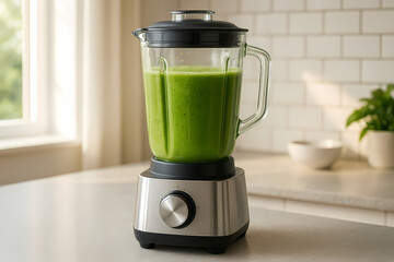 blender on the kitchen table