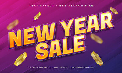 New year big sale special offer gradient banner with fifty percent discount