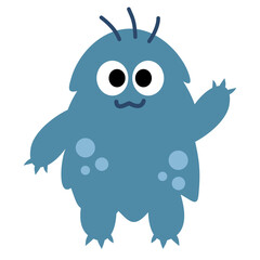 Cute Monster Playful Creature Character Child
