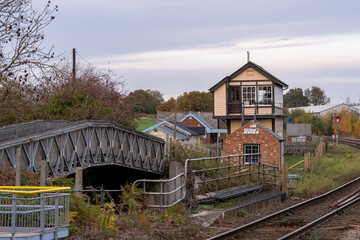 The Bittern Line railway in rural Norfolk