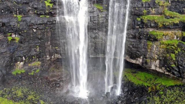 Waterfall Fossa, Faroe Islands