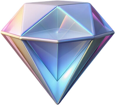 Stylized heart lock with gold hasp, pastel shades render