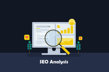 SEO analytics tool processing SEO campaign data to produce SEO report on organic traffic, paid traffic and keyword ranking.
