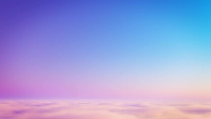 Dreamy cotton candy clouds drifting gently beneath a pastel sunrise sky perfect for peaceful travel videos or serene backgrounds - Powered by Adobe