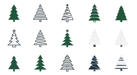 Chrismas tre line art (2) © Arif