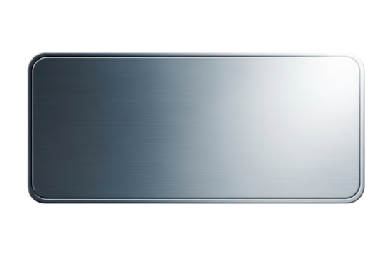 Brushed metal rectangle