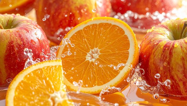 orange and apples, jeruk dan apel