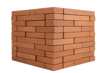 Building materials stacked for construction projects