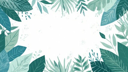 Eco-Conscious Green Blue Nature Graphic Design Background for Earth Day Social Media Campaigns with Professional Quality
