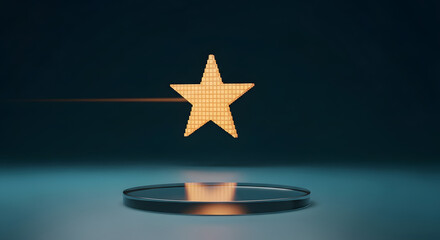 Luxury Product Display Stage on Dark Background