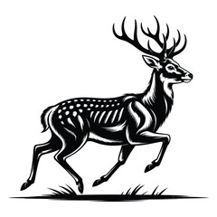 deer silhouette vector
