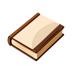 A clean, minimal flat vector of a book, designed in a modern 2D style on a white background. Minimalistic 2D flat icon, EPS format, simple design
