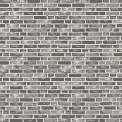 Texture of a grey brick wall vector illustration
