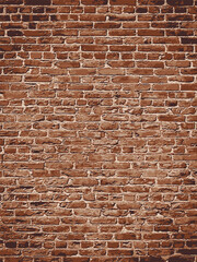 Texture of a red brick wall vector illustration