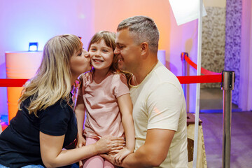 Family enjoying a joyful moment at a celebration event